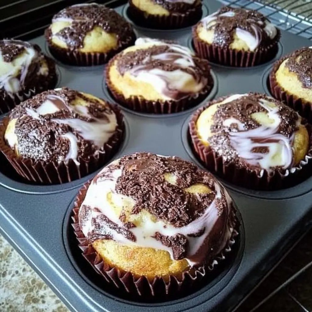 Schoko Käsekuchen Muffins