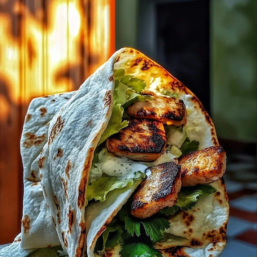 Mediterranes Hähnchen-Gyros