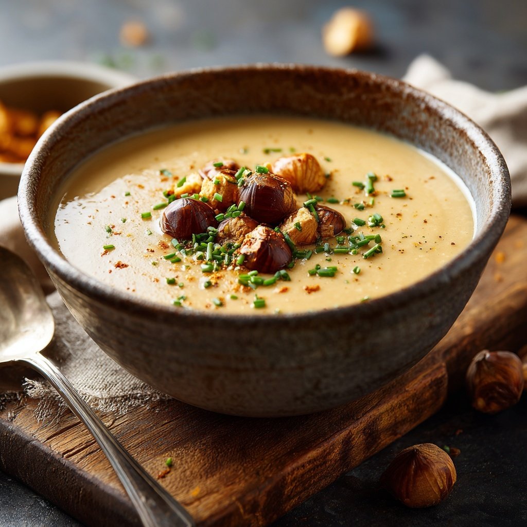 Winterliche Maronensuppe - Ein wärmender Genuss für kalte Tage!
