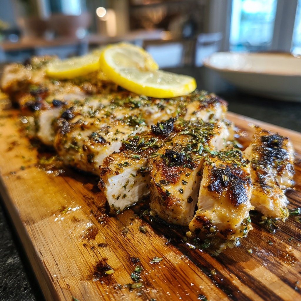 Gegrilltes Zitronen Hähnchen