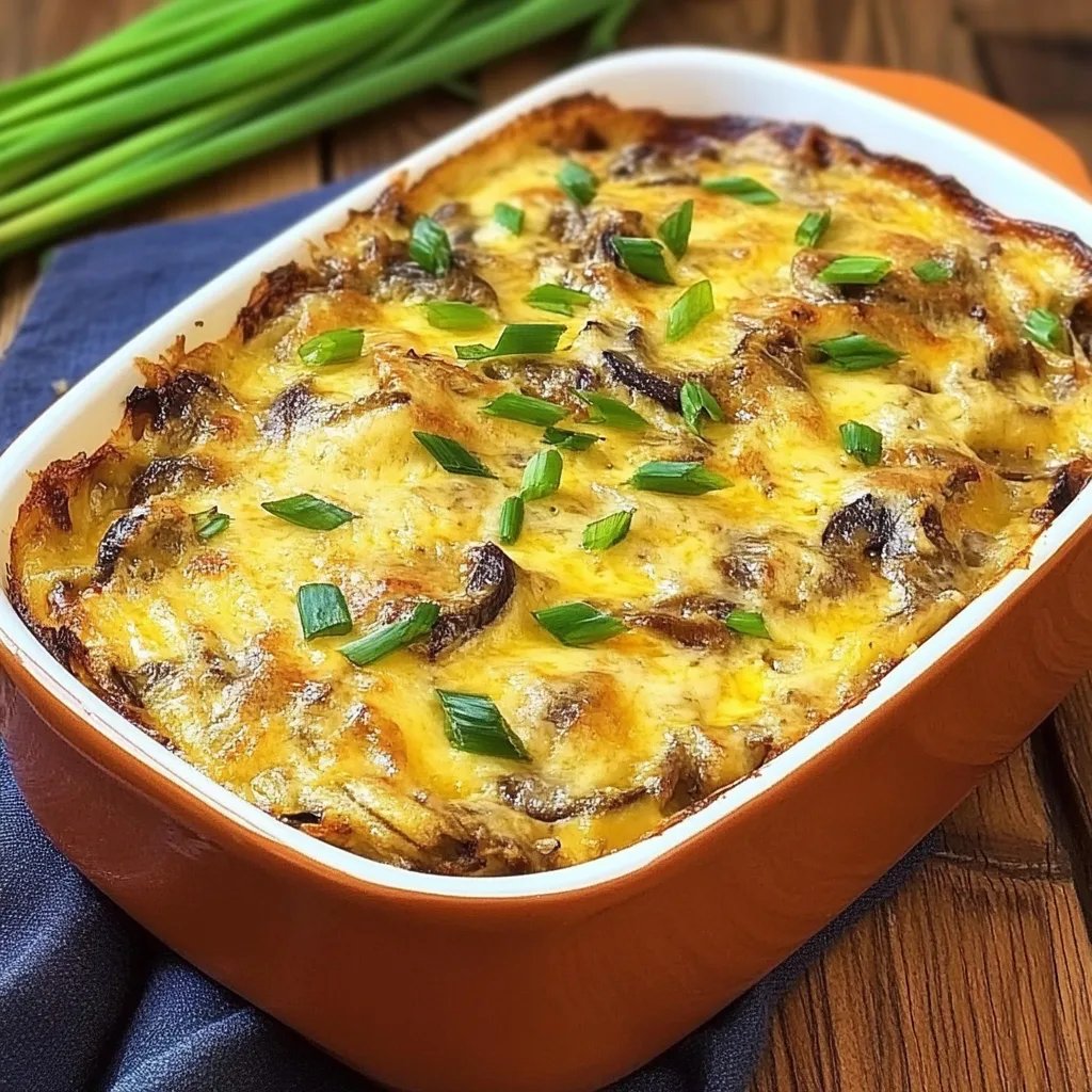 Schnitzel-Gratin mit Curry und Champignons