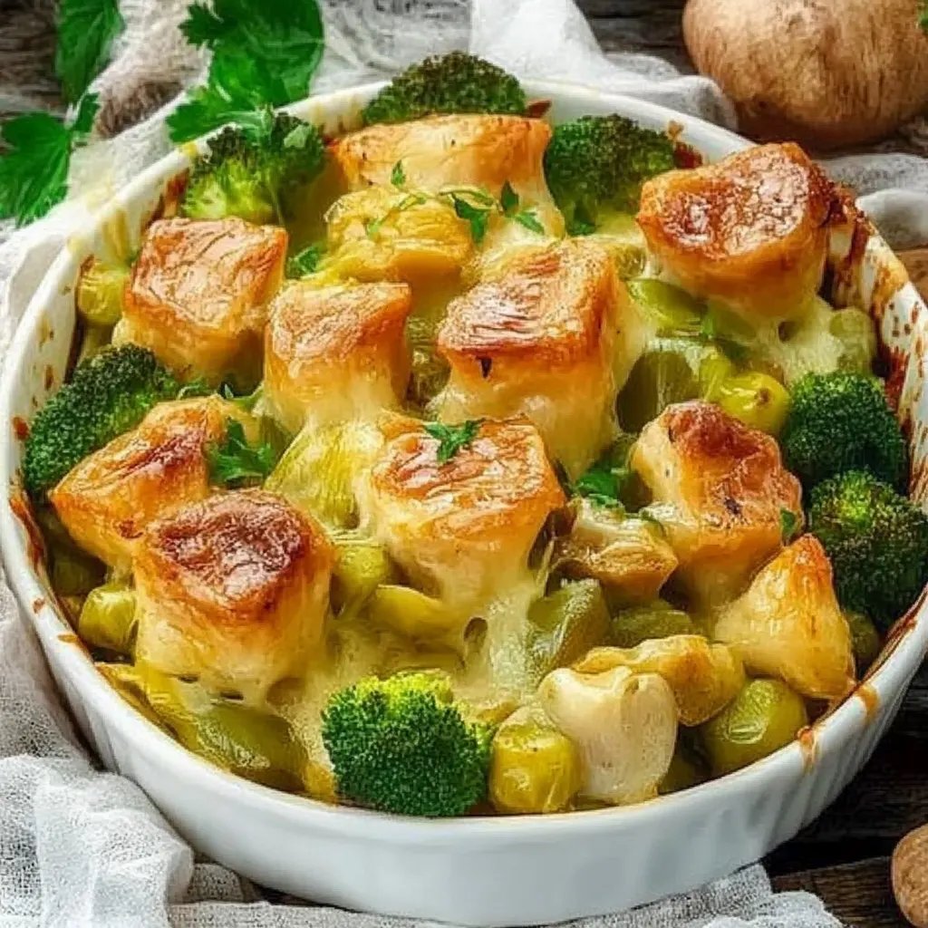 Kasseler Rosenkohl-Auflauf