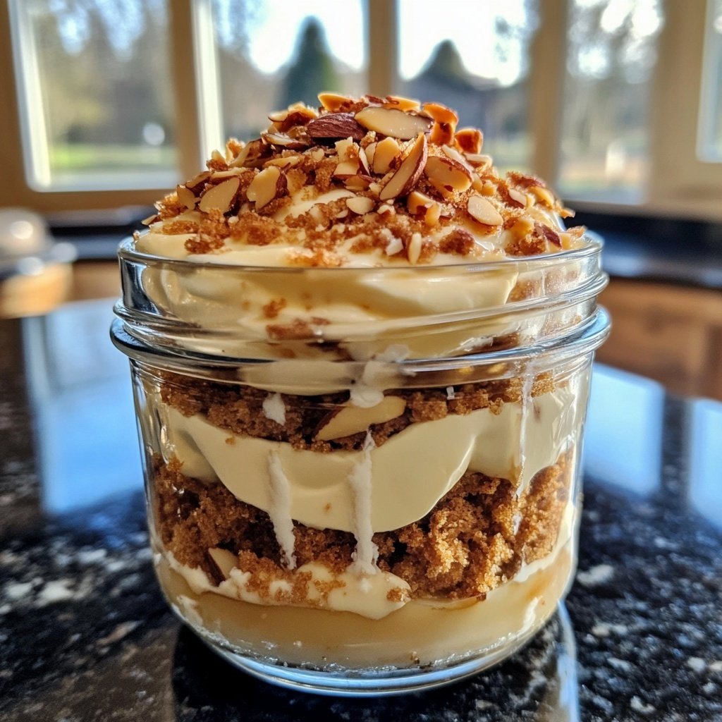 Bienenstich-Dessert im Glas