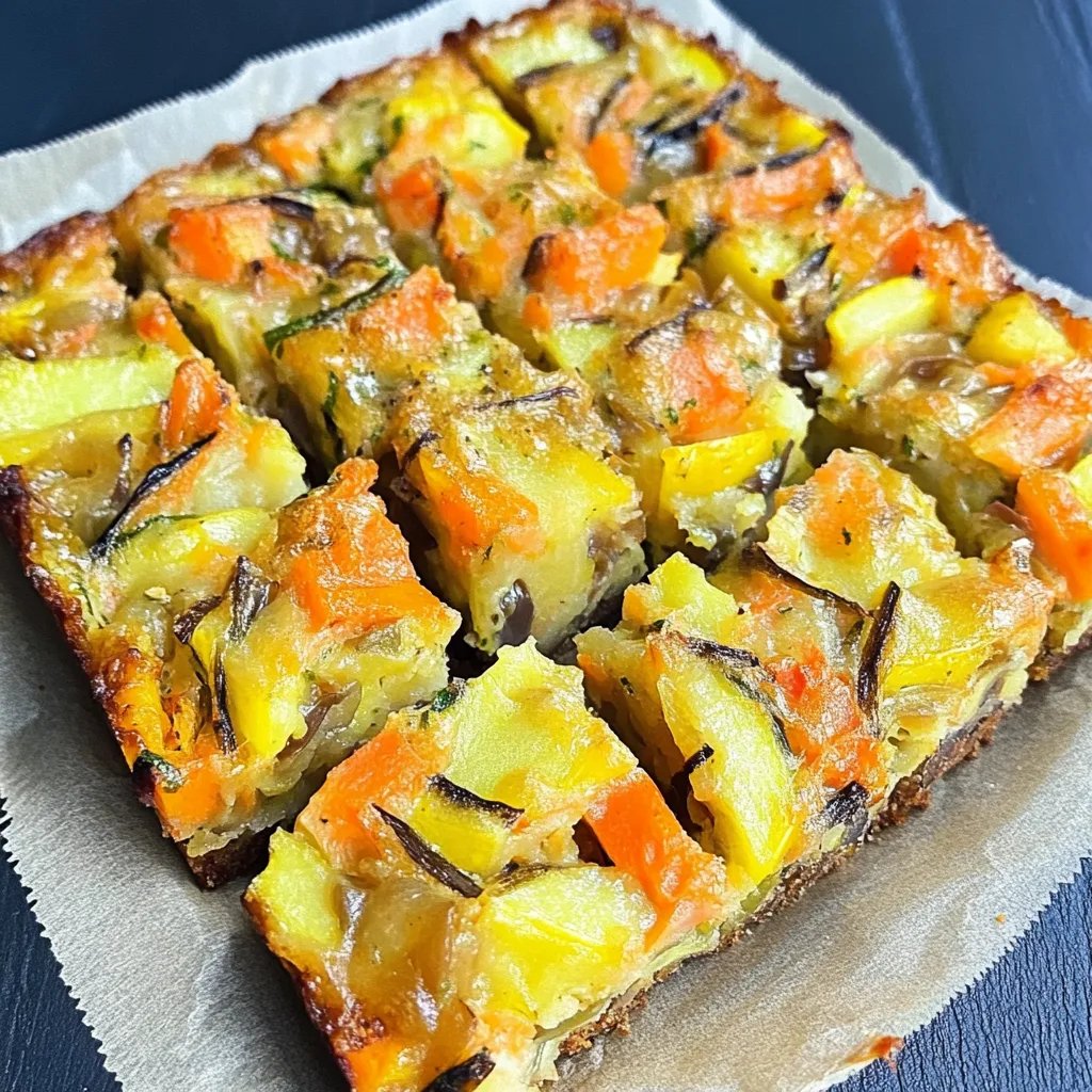 Gemüsekuchen mit Kartoffeln