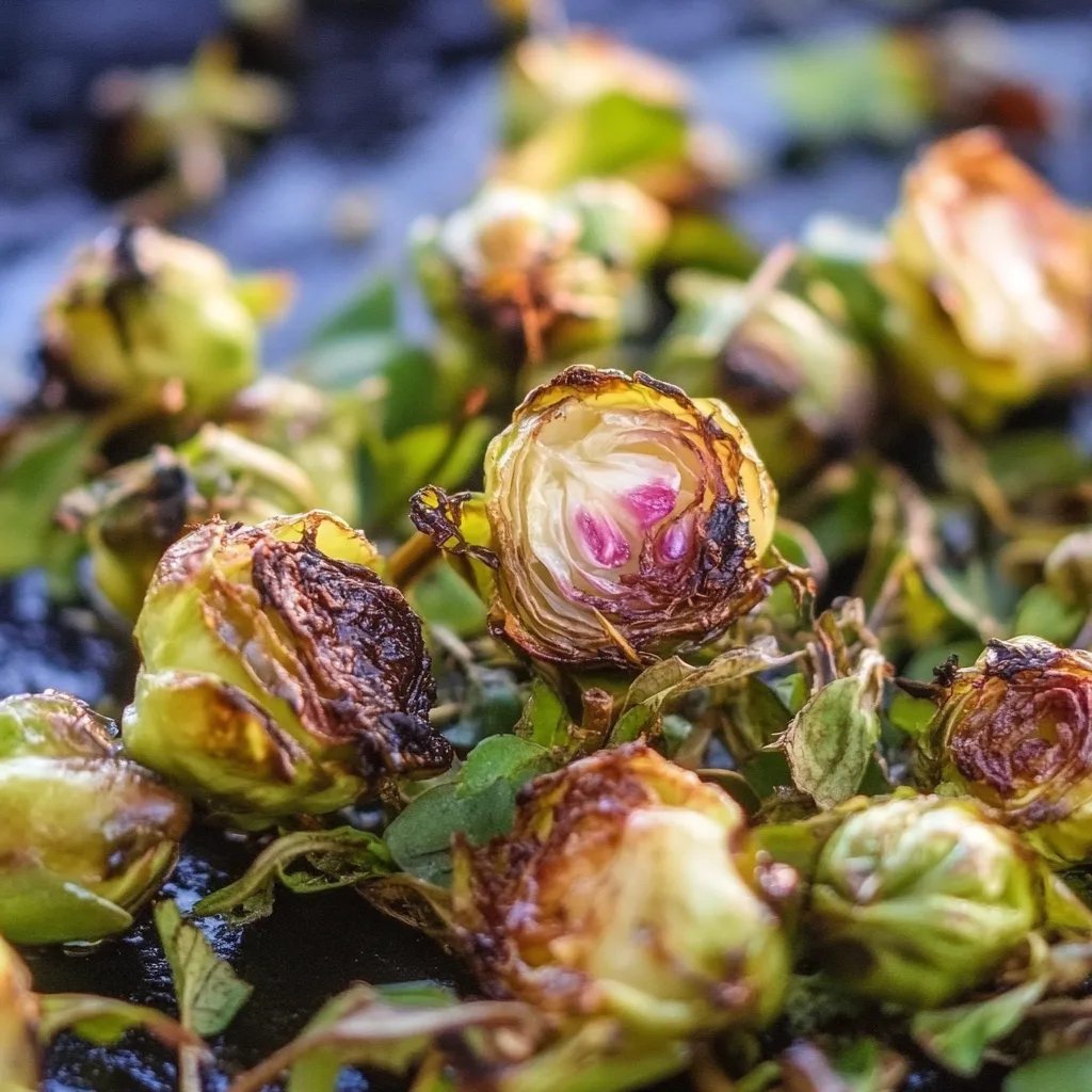 Gebackener herbstlicher Rosenkohl