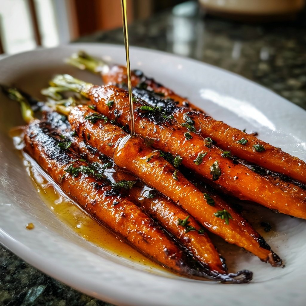 Gegrillte Karotten Mit Honig