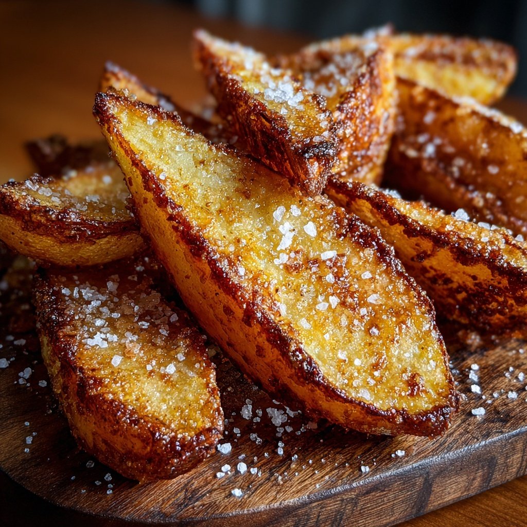 Ofen Kartoffel Spalten Mit Meersalz