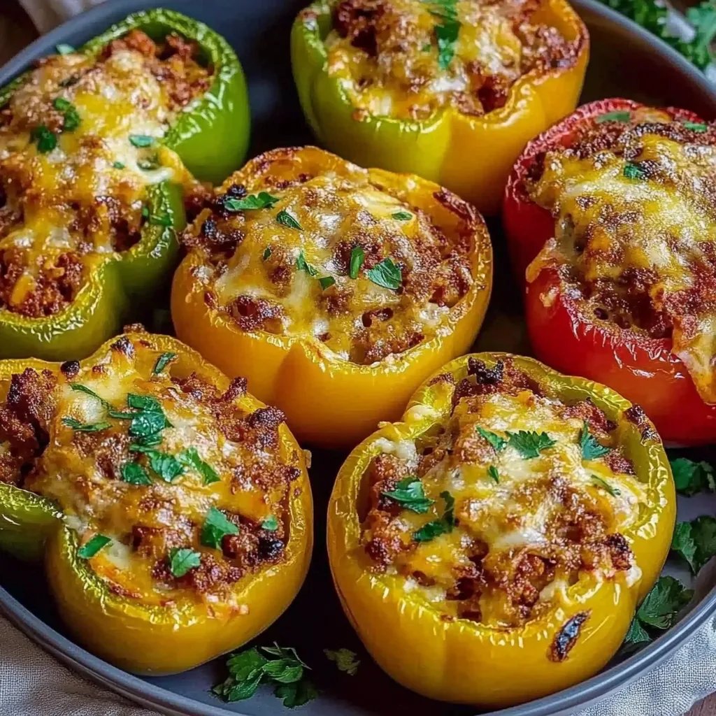 EINFACHE GEFÜLLTE PAPRIKA