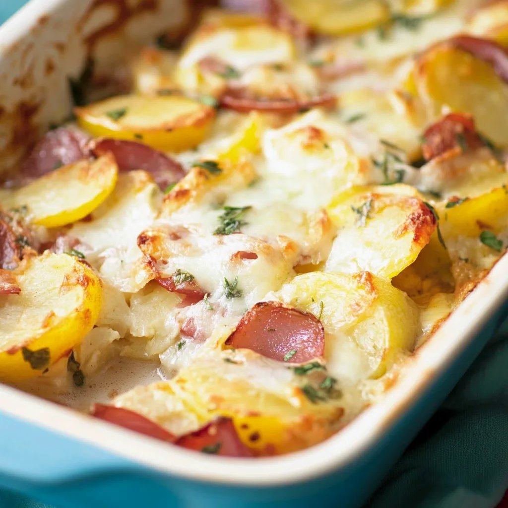 Kartoffel-Kohlrabi-Auflauf aus dem Ofen