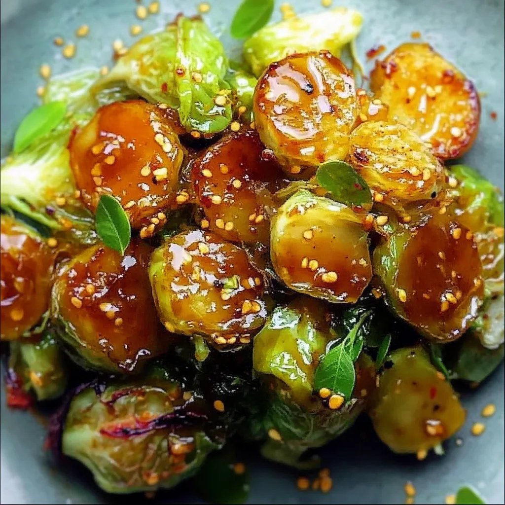 Asiatischer Rosenkohl aus dem Ofen