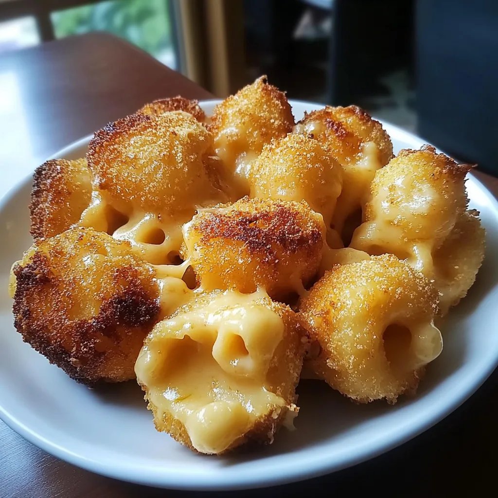 Gebratene Mac-and-Cheese-Häppchen
