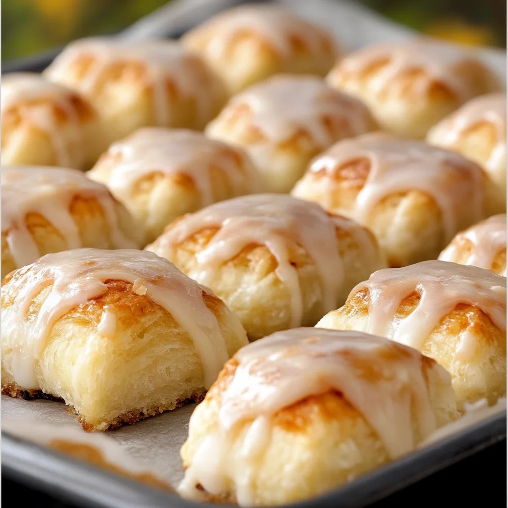 Himmlische Röllchen aus süßem Hefeteig