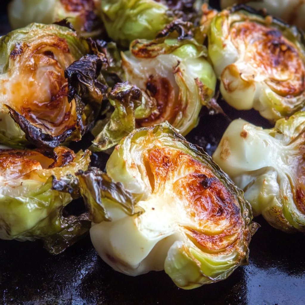 Gerösteter Rosenkohl aus dem Ofen