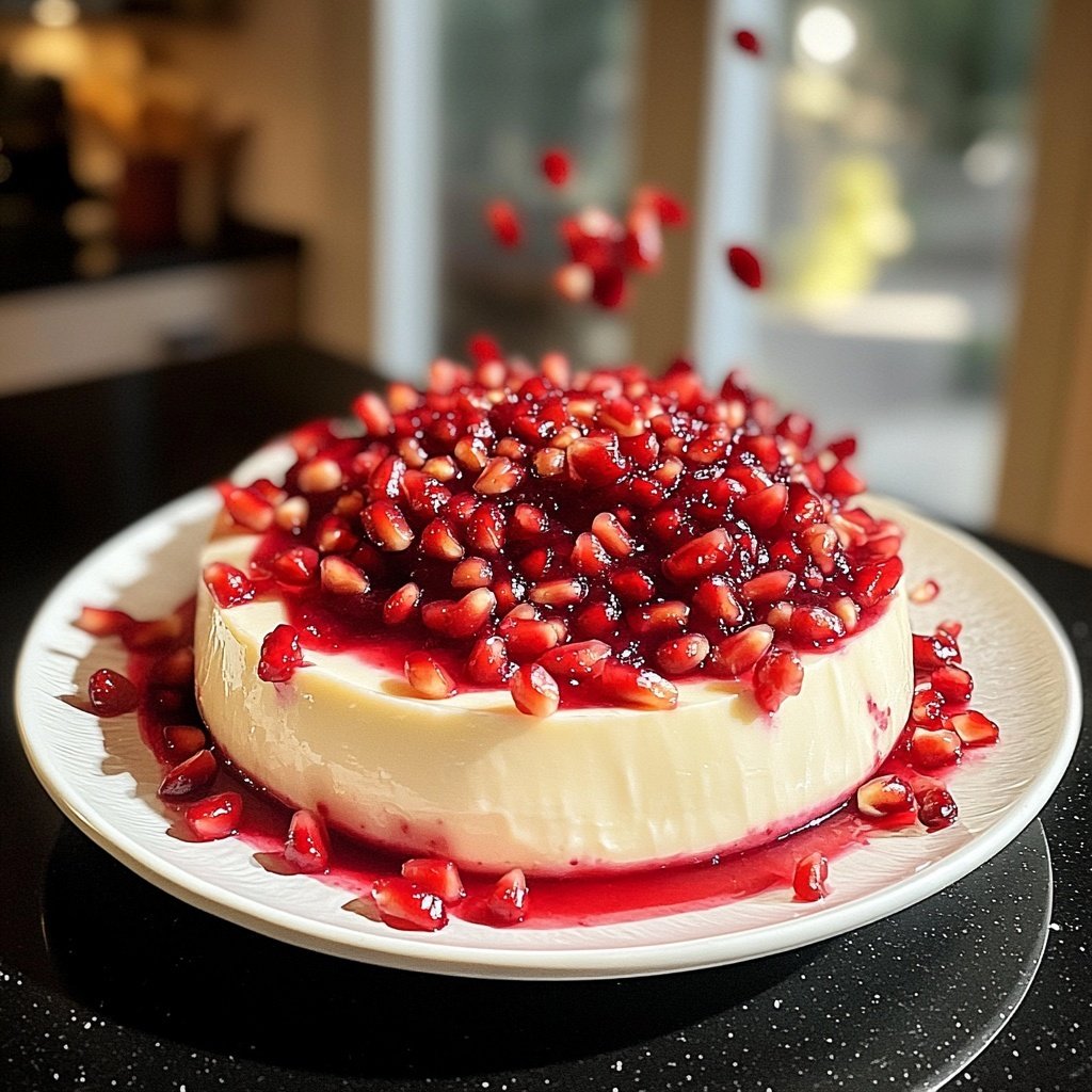 Granatapfel-Panna-Cotta