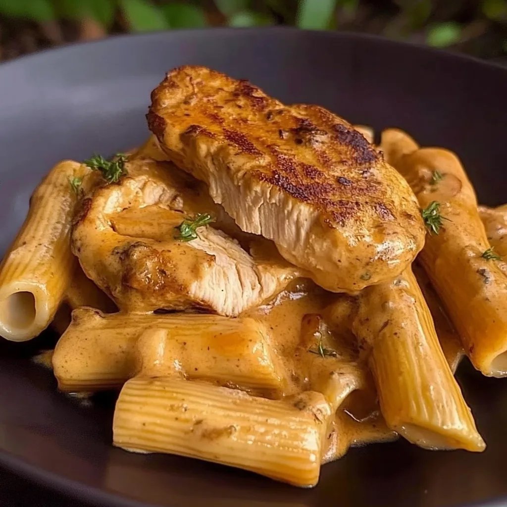 Cremige Hühnernudeln