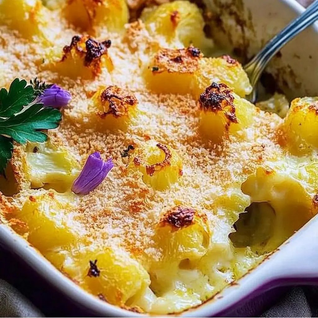 Blumenkohlauflauf mit Kartoffeln