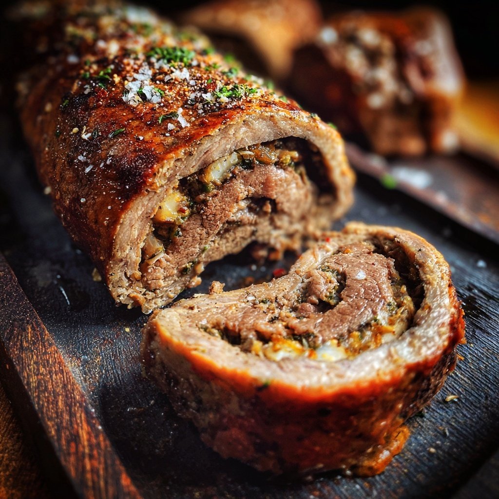 Hausmannskost Rinderrouladen mit Rahmsoße